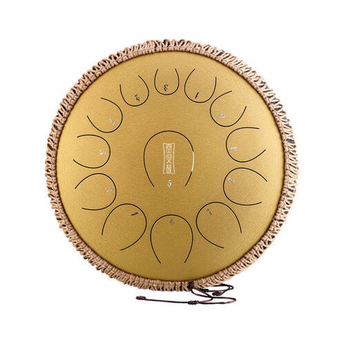 Hluru tongue drum Gold 14" 13 ton&oacute;w