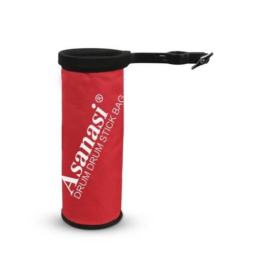 Asanasi - pojemnik na pałki z uchwytem Czerwony