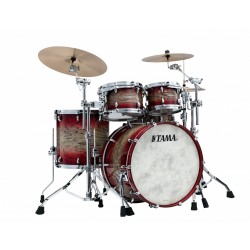 Tama STAR Walnut Shellset 22'' Walnut Garnet Japanese Sen Burst