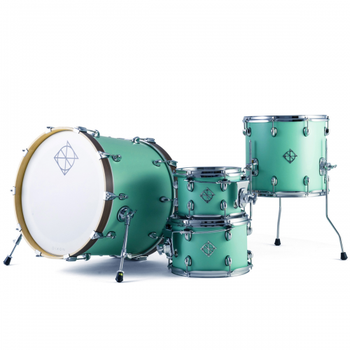 Dixon Cornerstone Maple 22" Shellset - Satin Neo Mint