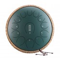 Hluru tongue drum Mineral Green 14" 13 ton&oacute;w