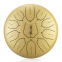 Hluru - Huashu tongue drum 10" 11 ton&oacute;w Golden