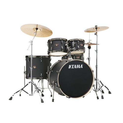 Tama - Imperialstar 22" Blacked Out Black /Bl. Nickel HW + MEINL HCS set