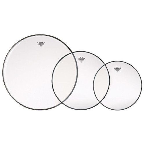 Remo - naciągi Emperor Clear TomPack 10" 12" 16"