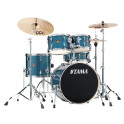 TAMA Imperialstar 20" Hairline Blue + MEINL HCS set