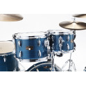 TAMA Imperialstar 20" Hairline Blue + MEINL HCS set