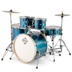 Dixon - perkusja Spark Rock 22" + hardware i talerze - Cyclone Blue