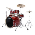 Tama - perkusja Imperialstar 22" IP62KH6W Burnt Red Mist + talerze Meinl HCS