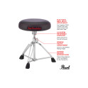 Pearl - Stołek perkusyjny Roadster D-1500