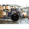 Polmuz - perkusja Model 4 Birch 20" Blue Hairline + hardware i talerze