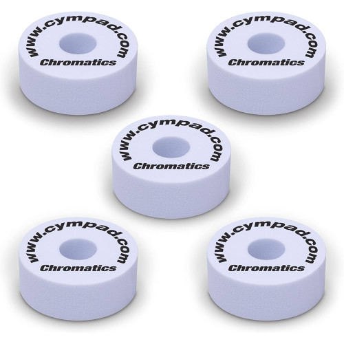 Cympad - Chromatics cs15/5-white / podkładki do talerzy 5-pack