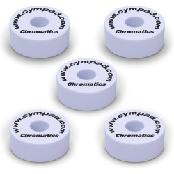 Cympad - Chromatics cs15/5-white / podkładki do talerzy 5-pack