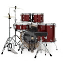 Dixon - perkusja Studio 20" + hardware i talerze - Cyclone Red