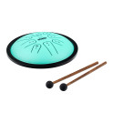 NINO Percussion Mini Melody Steel Tongue Drum - 6" Red