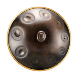 Hluru - Handpan HG-10 Brown D Minor