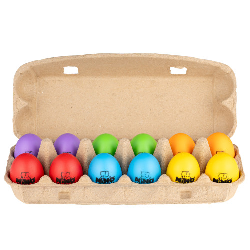 NINO Percussion Egg Shaker Box - 12 pcs / Zestaw Shaker&oacute;w