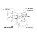Tama Starclassic Performer Shellset 22" Limited Green Groove Aurora