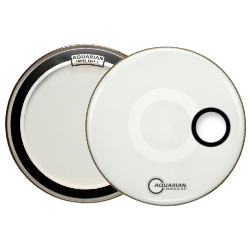 Aquarian - Super Kick II 22'' + Regulator White 22" Pack