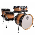 Dixon Fuse Maple 22" Rock Shellset kol. Black Burst