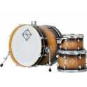 Dixon Fuse Maple 22" Rock Shellset kol. Black Burst