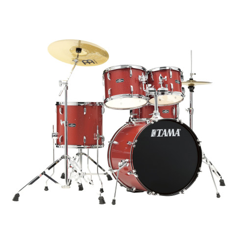 TAMA Stagestar 20" Candy Red Sparkle + hardware + talerze MEINL BCS