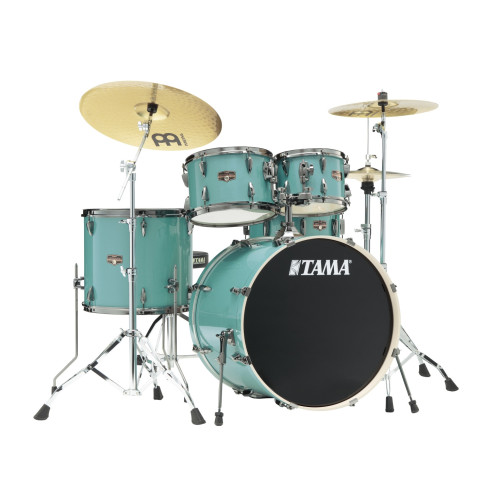 TAMA Imperialstar 22" Sky Blue Mist / Black Nickel+ MEINL HCS set