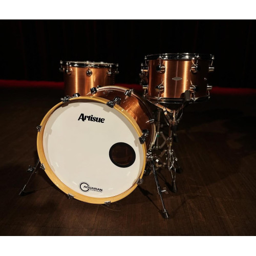 Artisue - Copper Drums Shellset 22" 13" 16" + 14" 