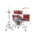 TAMA Stagestar 22" Candy Red Sparkle + hardware + talerze MEINL BCS