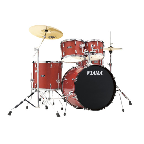 TAMA Stagestar 22" Candy Red Sparkle + hardware + talerze MEINL BCS