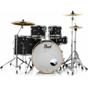 Pearl Export Lacquer Rock Plus 22" + hardware 830 kol. Satin Black - NOS!