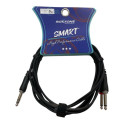 Roxtone - SAYC130L1 - Kabel audio JACK 3,5 - 2x JACK 6,3