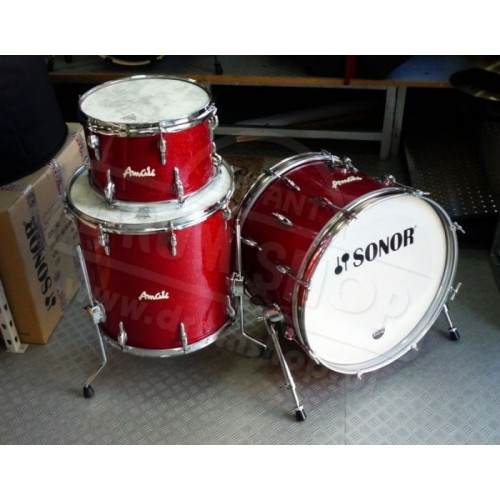 Amati - perkusja Lignalone Jazz - Red Sparkle Vintage