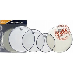 Remo - naciągi Emperor clear Pro-Pack Fusion 10 12 14 + Emperor 14"